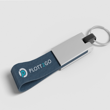 Individuell gestaltbarer Schluesselanhaenger von Plott2Go
